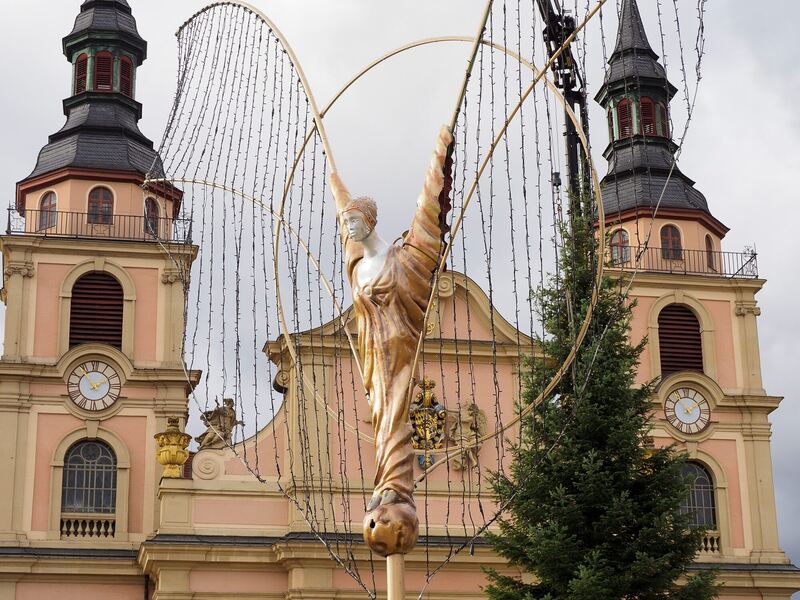 Die Engel sind zum Markenzeichen des Ludwigsburger Weihnachtsmarktes geworden.