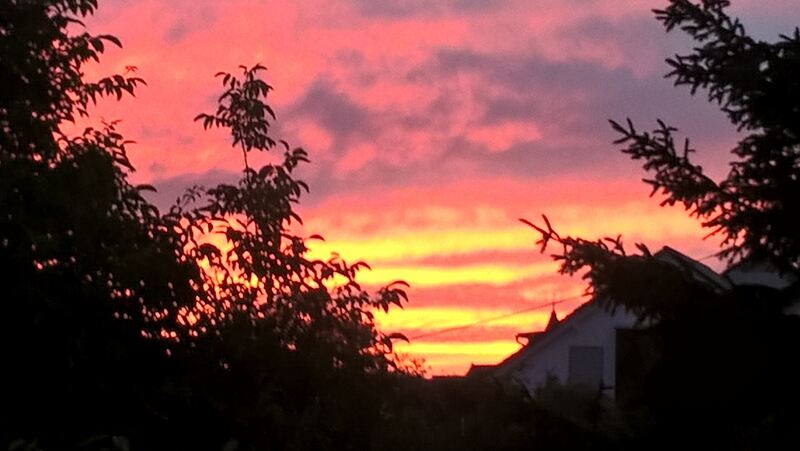 Ferienaktion 2017 Abendstimmung Balkonien