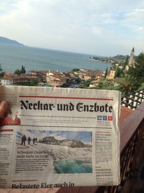 Ferienaktion 2017 mit Zeitung im Bild