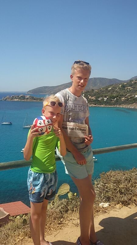 Ferienaktion 2017 mit zeitung jungs