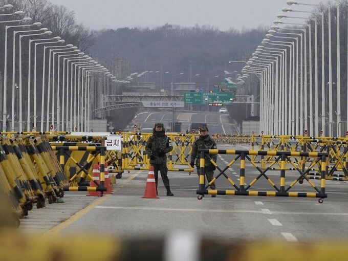 Vereinigungsbrücke in Südkorea