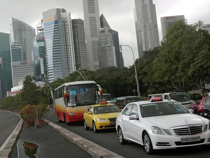 Verkehr in  Singapur