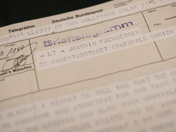 Ausstellung über Joachim Fuchsberger Ausstellung über Joachim Fuchsberger