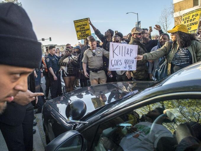Demonstration in Sacramento