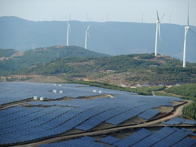 Solaranlage in China