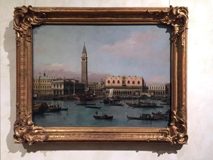 Canaletto-Gemälde im Palazzo Braschi