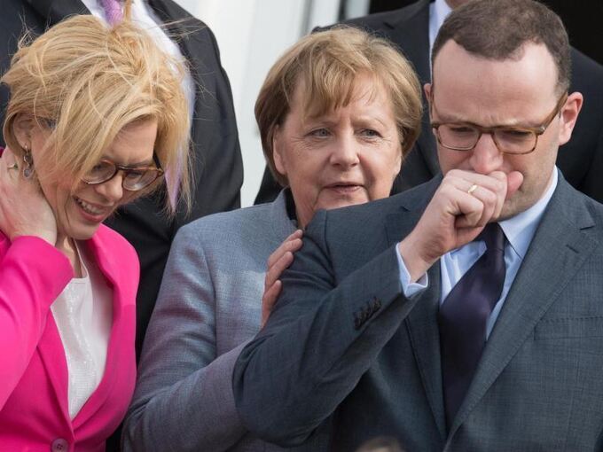 Klöckner, Merkel und Spahn