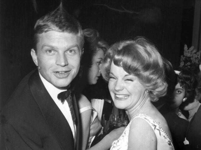 Hardy Krüger und Romy Schneider