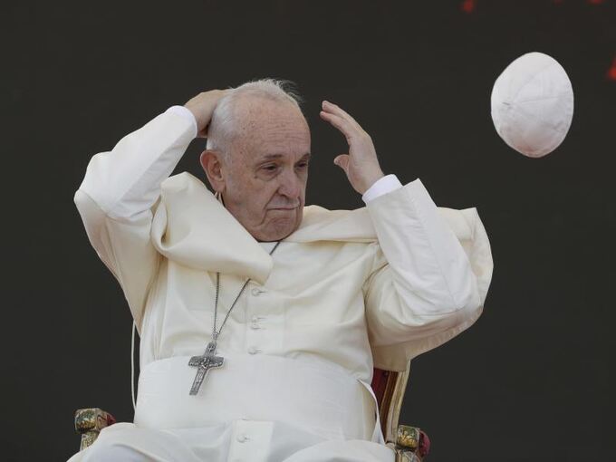 Papst Franziskus in Alessano