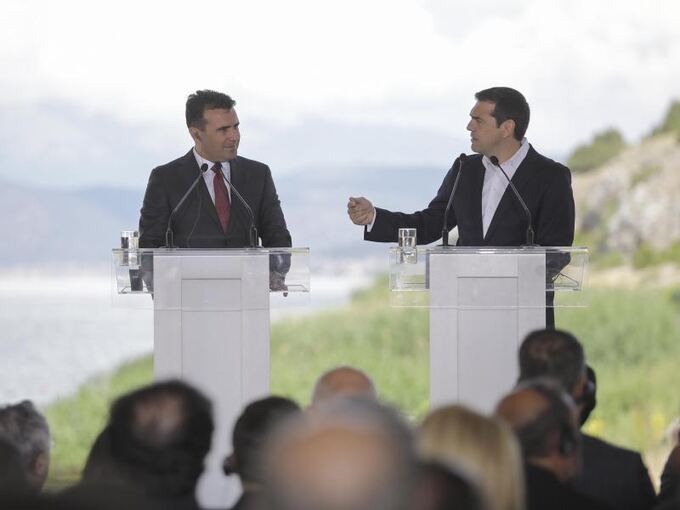Zaev und Tsipras