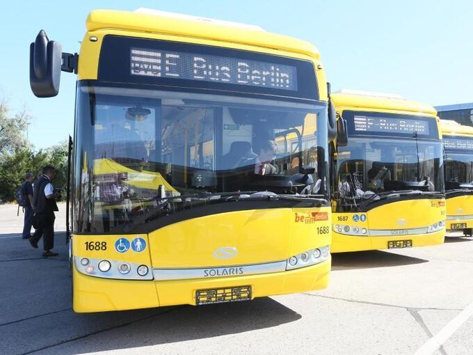 Elektro-Busse der BVG