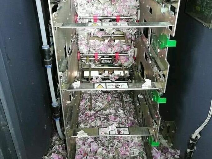 Indischer Bankautomat