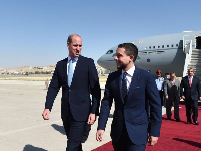 Prinz William besucht Jordanien