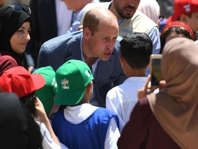 Prinz William besucht Jordanien