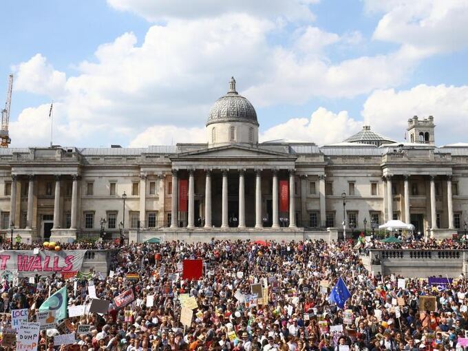 Demonstration «Stop Trump» in London