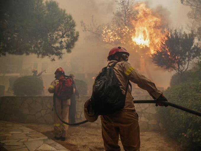Großbrand in Griechenland