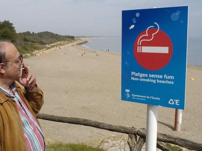 Nichtraucher-Strände in Spanien