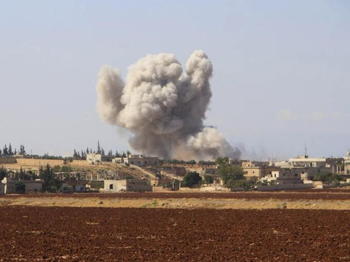 Luftangriff bei Idlib