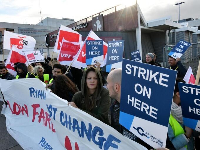 Streik bei Ryanair