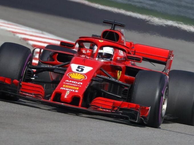 Vettel im Ferrari