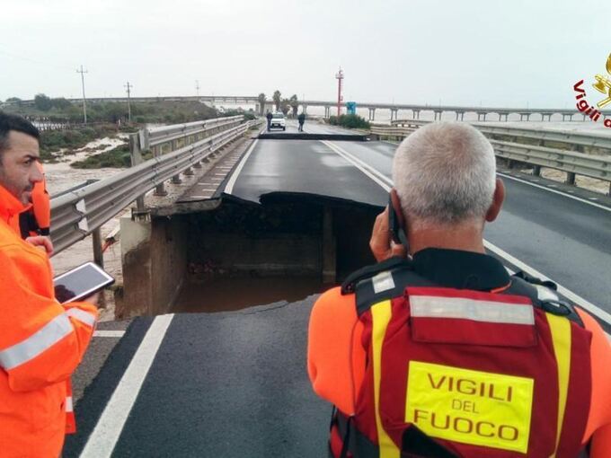 Überschwemmungen auf Sardinien