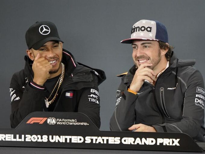 Hamilton und Alonso