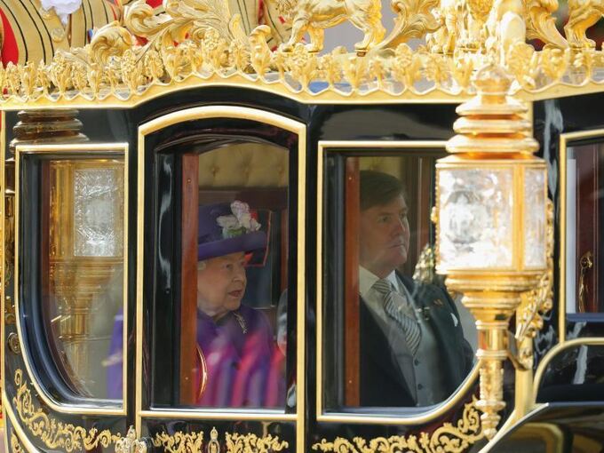 Niederländisches Königspaar in Großbritannien