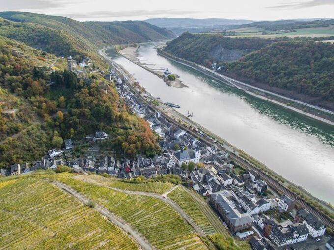 Niedrigwasser im Rhein