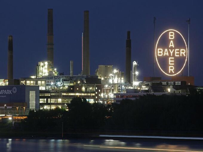 Bayer-Werksgelände in Leverkusen