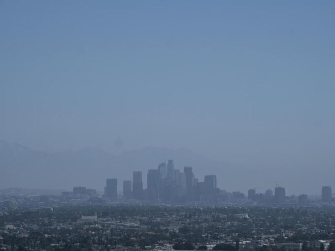 Los Angeles im Dunst