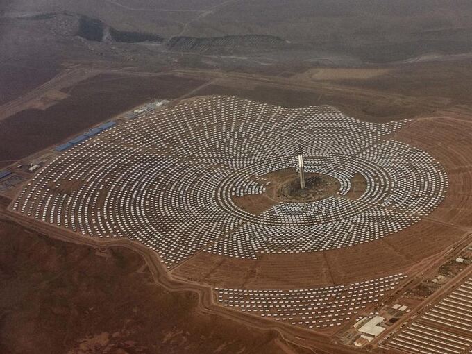 Riesiges Solarkraftwerk