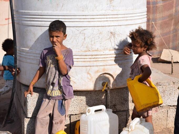 Flüchtlingslager in Jemen