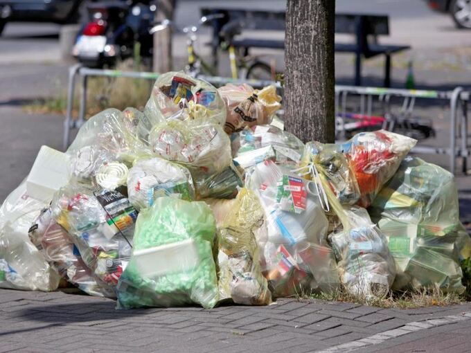 Plastikmüll - Mülltüten