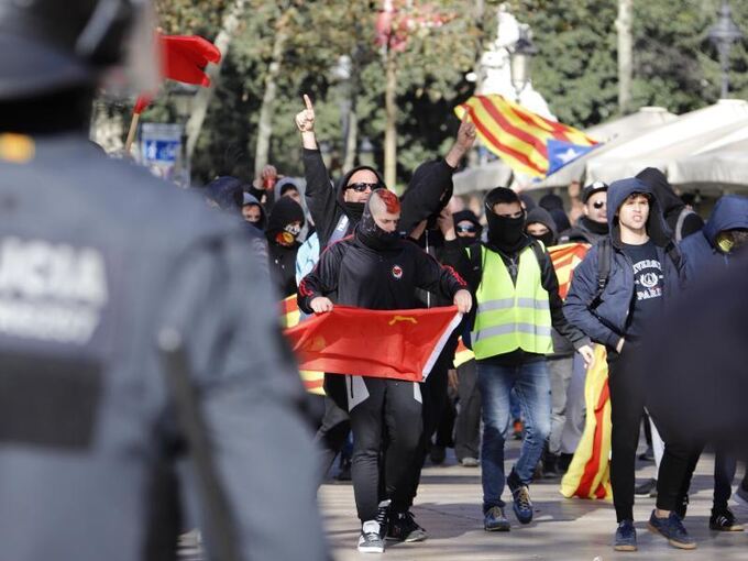 Proteste in Barcelona