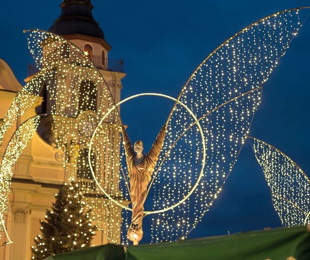 Eine üppige Beleuchtung ist heute in der Weihnachtszeit eine Selbstverständlichkeit.