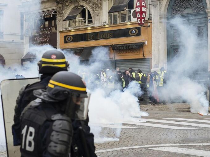 «Gelbwesten»-Proteste in Frankreich