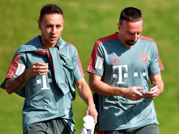 Franck Ribéry und Rafinha