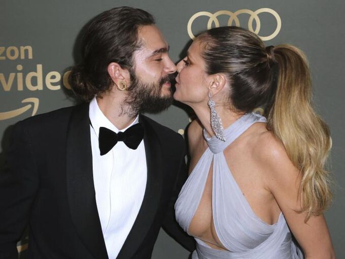 Heidi Klum mit Tom Kaulitz bei Golden Globes