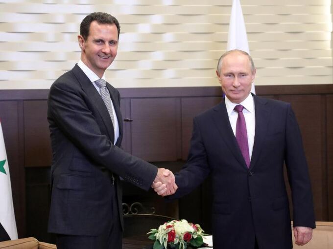 Assad trifft Putin