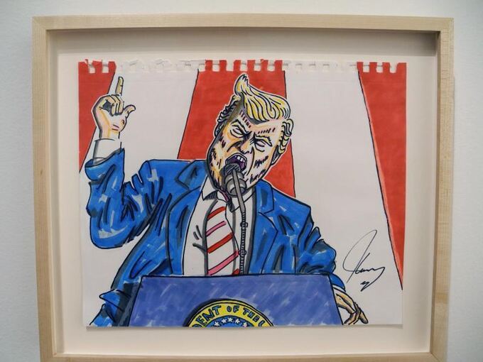 Politische Cartoons von Jim Carrey