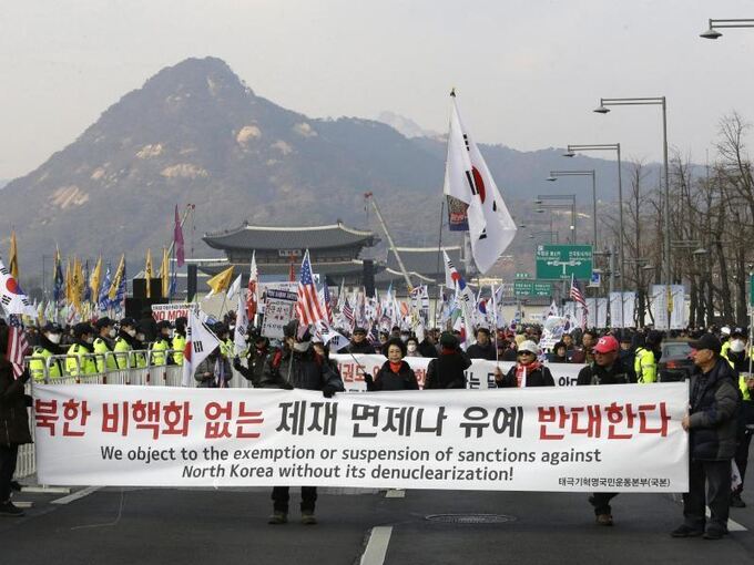 Demo in Seoul