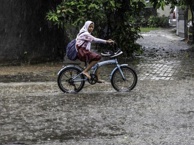 Überschwemmung in Indonesien