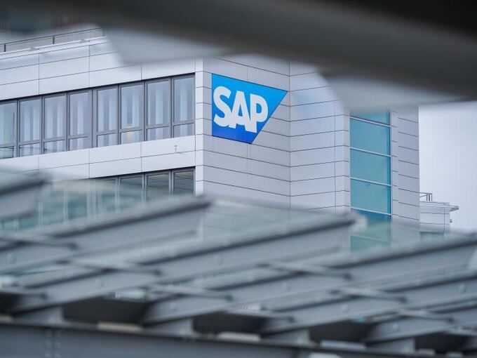 Blick auf die Konzernzentrale des SAP