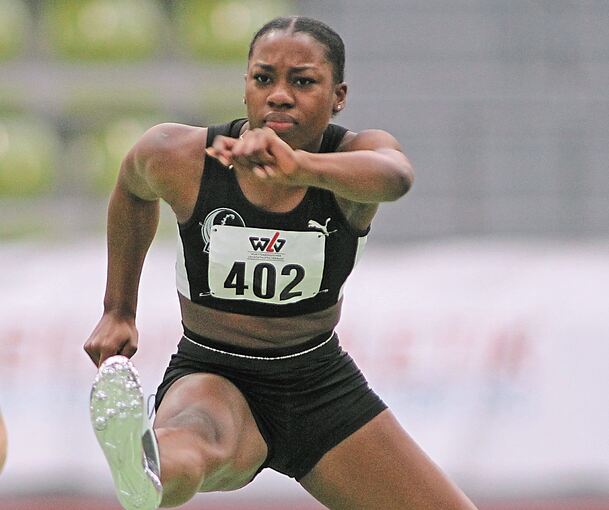 1. Platz: Sharon Enow Abio, Leichtathletik, SKV Eglosheim 35 Punkte