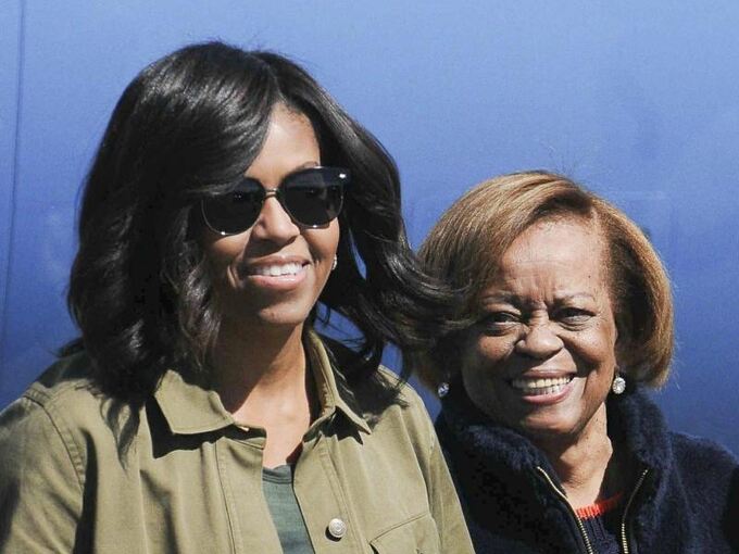 Michelle Obama und Marian Robinson