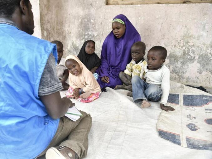 Vom Tod bedroht: Flüchtlingskinder in Nigeria