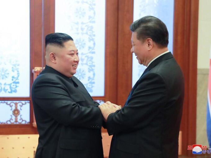 Kim besucht China