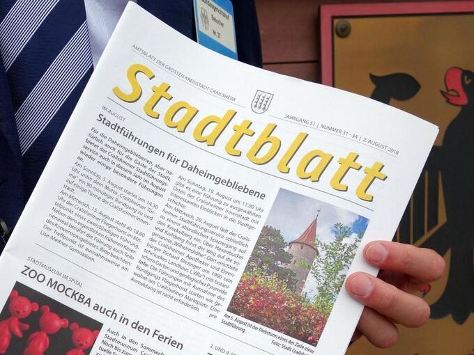 Ausgabe des Amtsblattes der Stadt Crailsheim