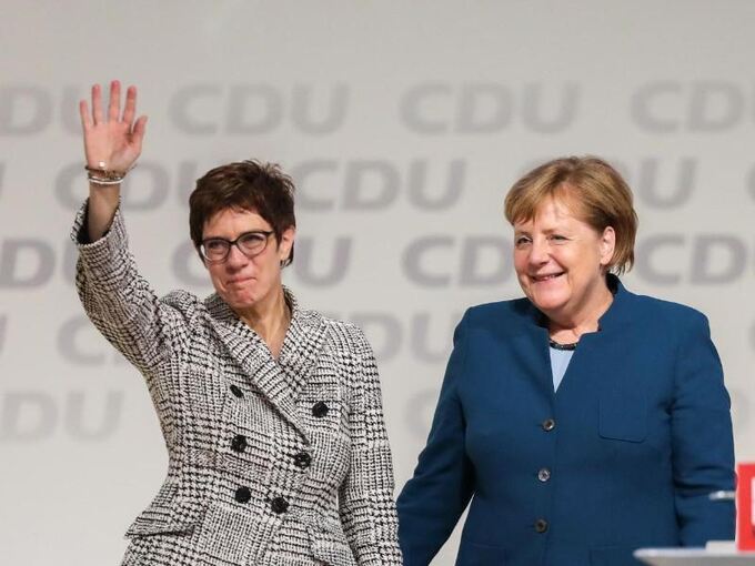 Merkel und Kramp-Karrenbauer