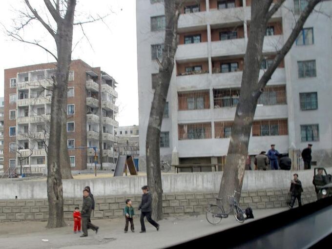 Wohnviertel in Pjöngjang Wohnviertel in Pjöngjang